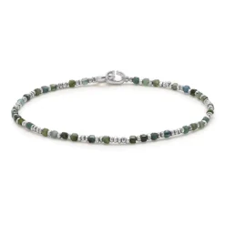 Percep Bracelet | Emerald | Sterling Silver