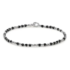 Percep Bracelet | Onyx | Sterling Silver