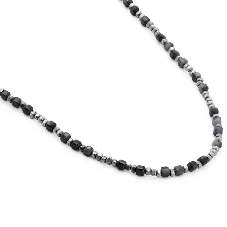 Percep Necklace / Bracelet | Blue Sapphire | Sterling Silver