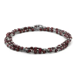 Percep Necklace / Bracelet | Garnet | Sterling Silver