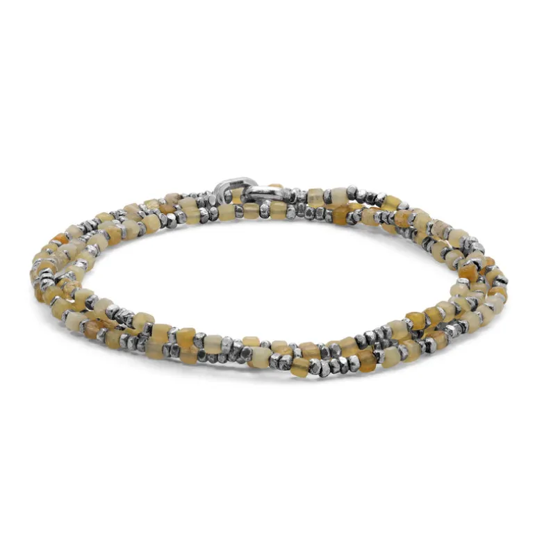 Percep Necklace / Bracelet | Opal | Sterling Silver