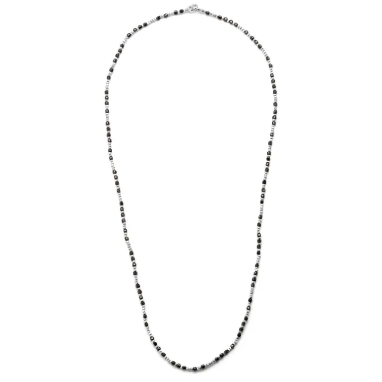 Percep Three Wrap Bracelet | Onyx | Sterling Silver