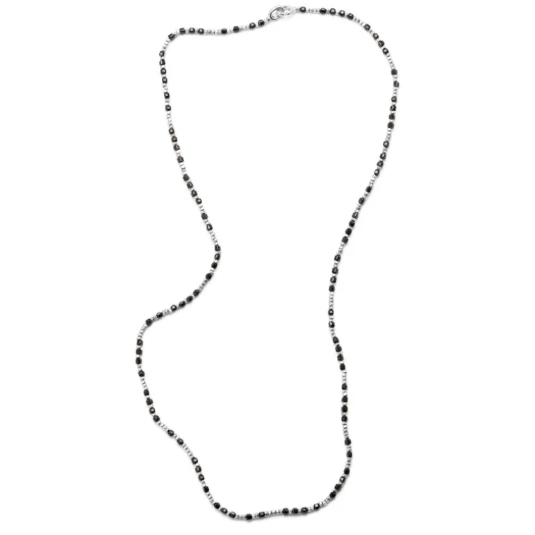 Percep Three Wrap Bracelet | Onyx | Sterling Silver