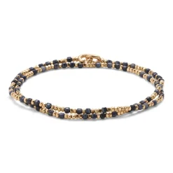 Percep Two Wrap Bracelet | Sapphire | 18k Yellow Gold