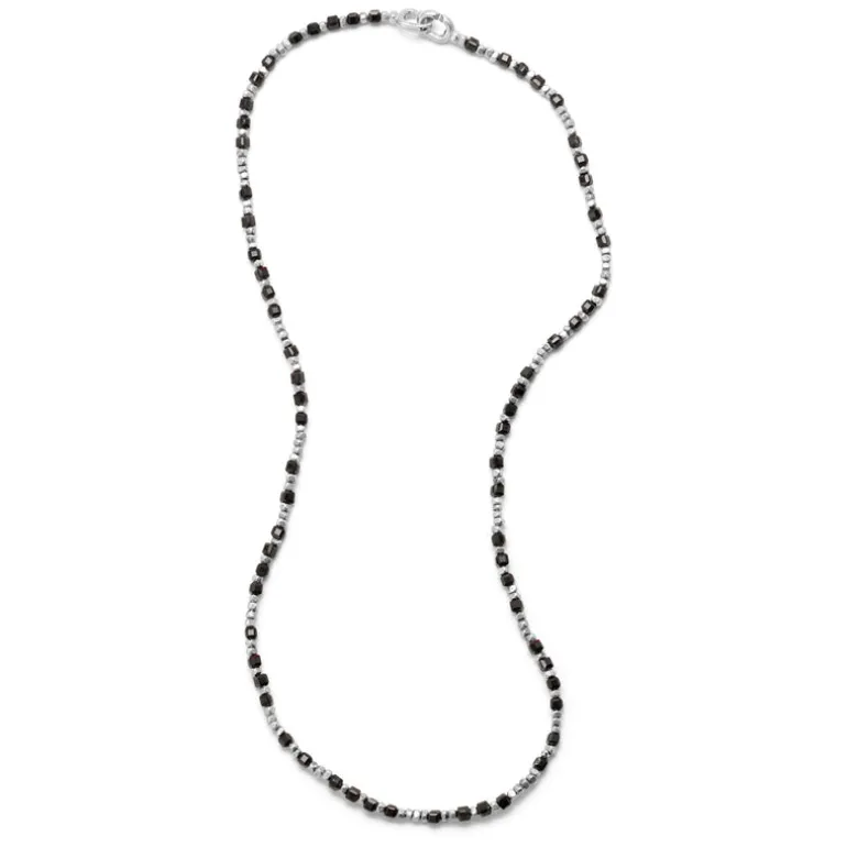 Percep Two Wrap Bracelet | Onyx | Sterling Silver