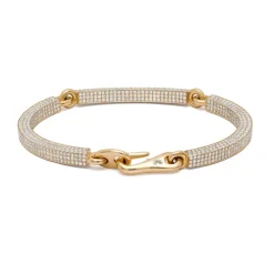 Perihelion Bracelet | Full Pave | Yellow Gold