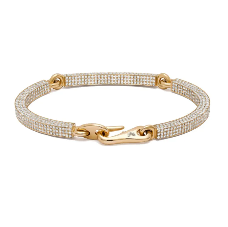 Perihelion Bracelet | Full Pave | Yellow Gold