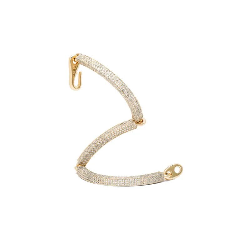 Perihelion Bracelet | Full Pave | Yellow Gold