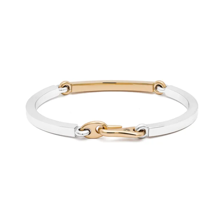 Perihelion Bracelet | Two Tone Yellow & White Gold