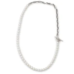 Perla Marinia Necklace | White Pearls | Sterling Silver