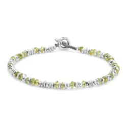 Pilla Bracelet | Peridot | Sterling Silver