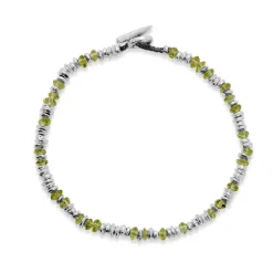 Pilla Bracelet | Peridot | Sterling Silver