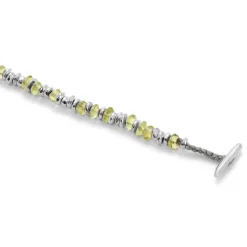 Pilla Bracelet | Peridot | Sterling Silver