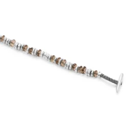 Pilla Bracelet | Smokey Quartz | Sterling Silver