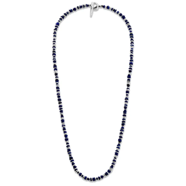 Pilla Necklace | Lapis | Sterling Silver