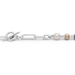 Pina Linka Necklace | Mix Color Pearls | Sterling Silver