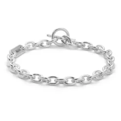 Plaun Link Bracelet | 6.5mm | Sterling Silver