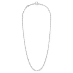 Plaun Link Necklace | 4.5mm | Sterling Silver