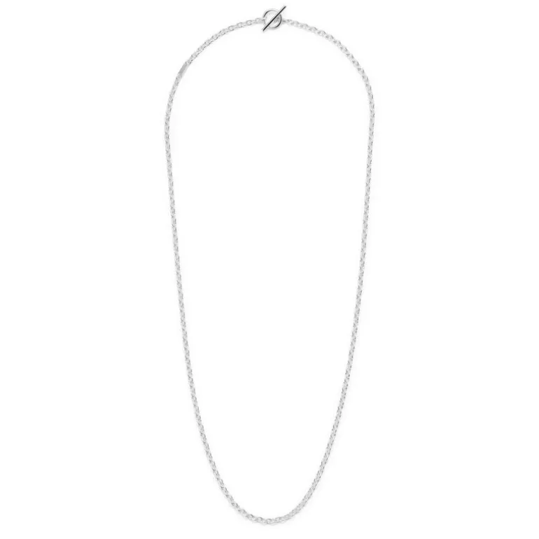 Plaun Link Necklace | 3mm | Sterling Silver