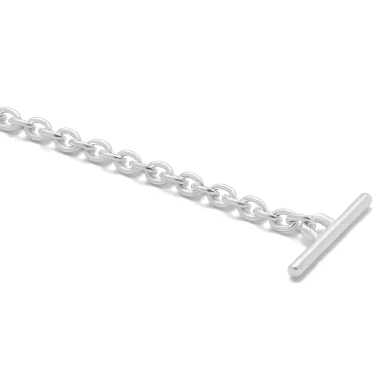 Plaun Link Necklace | 3mm | Sterling Silver