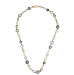 Pnina Pearl Necklace | Yellow Gold