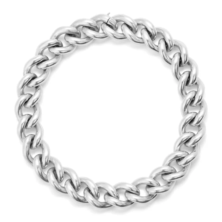 Rein Curb Link Bracelet | Sterling Silver