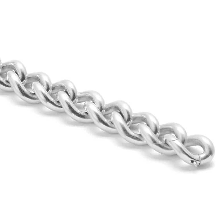 Rein Curb Link Bracelet | Sterling Silver