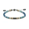 Rizon Bracelet | Light Blue Pattern | Pave | Black Gold