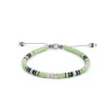 Rizon Bracelet | Lime Green Pattern | Sterling Silver