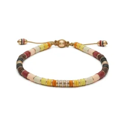 Rizon Bracelet I Brown Pattern I Pave I Yellow Gold