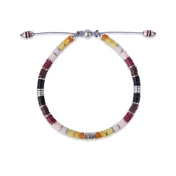 Rizon Bracelet I Brown Pattern I Sterling Silver