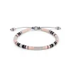Rizon Bracelet I Light Pink Pattern I Sterling Silver