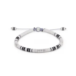 Rizon Bracelet I White Pattern I Sterling Silver