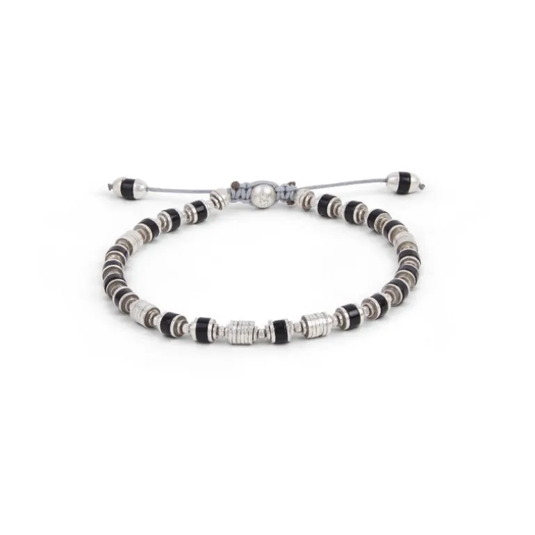 Saguaro Bracelet | Black Agate | Sterling Silver