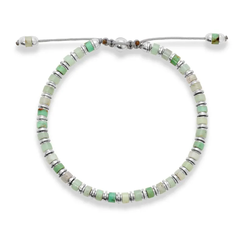 Sapet Bracelet | Chrysoprase | Sterling Silver