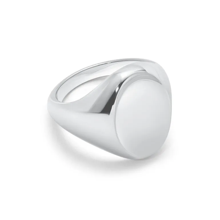 Sig Ring | Oval | Sterling Silver