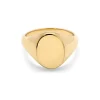 Sig Ring | Oval | Yellow Gold