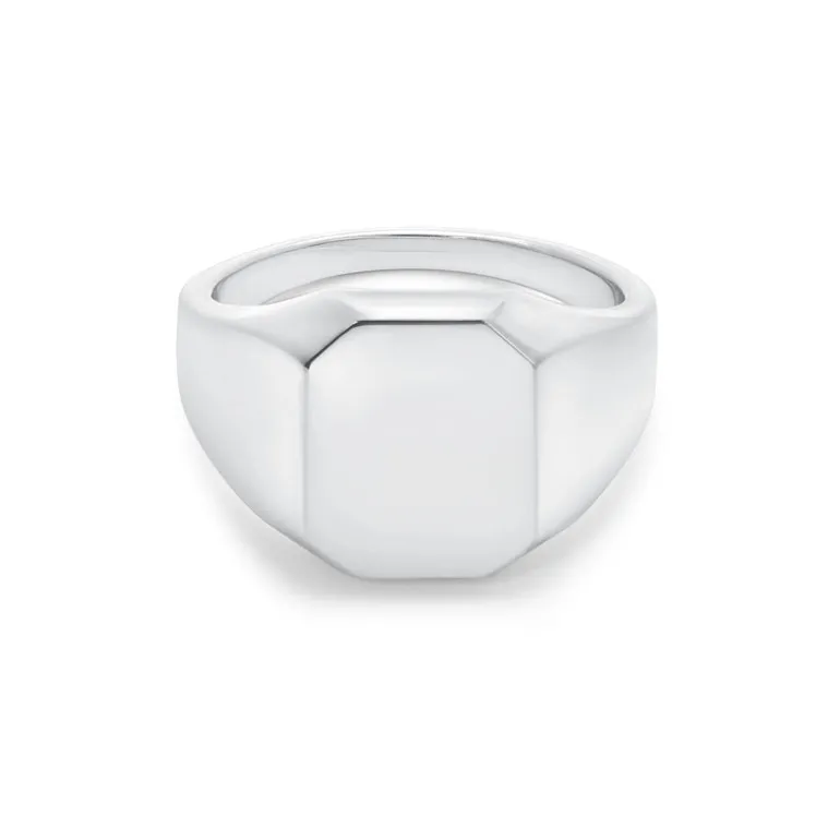 Sig Ring | Rectangle | Sterling Silver