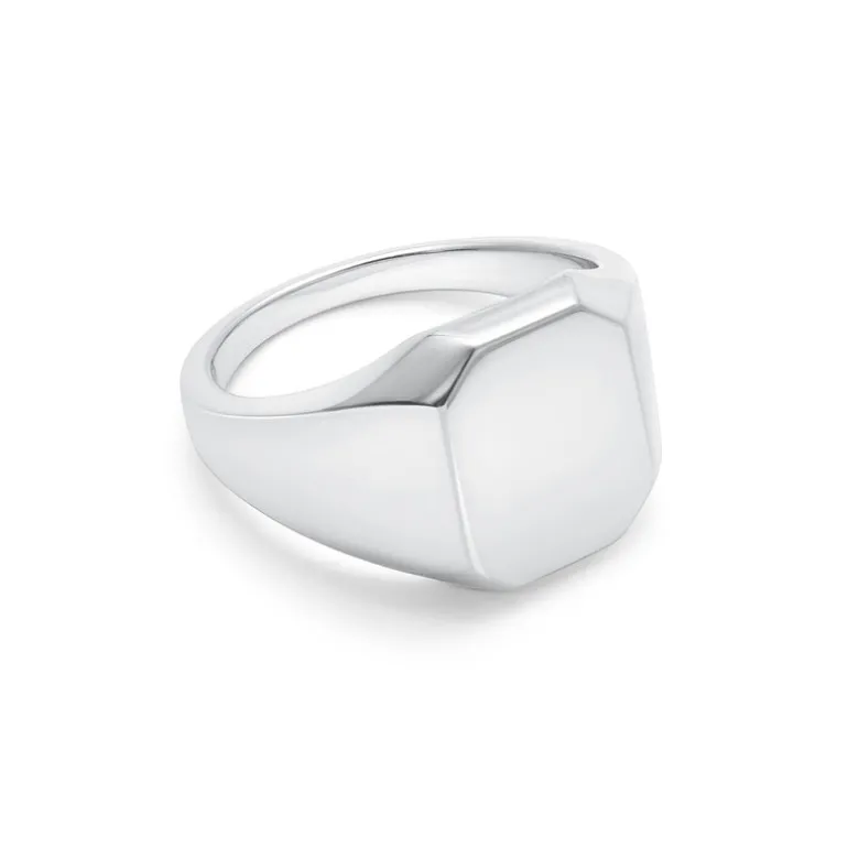 Sig Ring | Rectangle | Sterling Silver