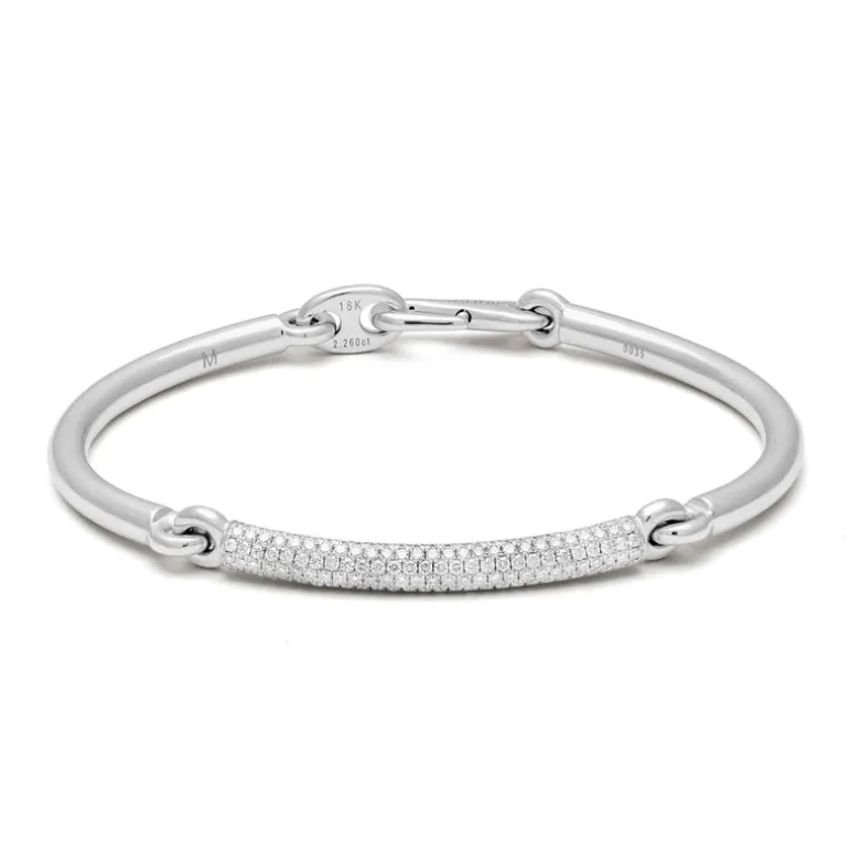 Solstice Bracelet | 1/3 Pave I White Gold