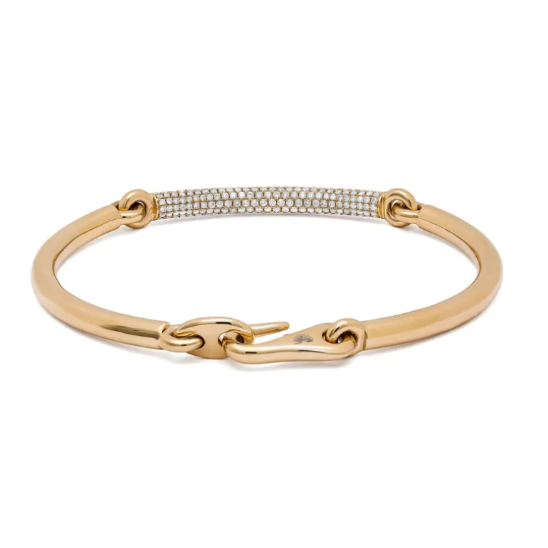 Solstice Bracelet | 1/3 Pave I Yellow Gold