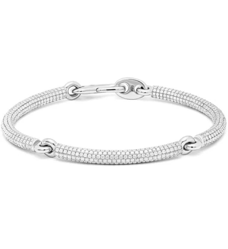 Solstice Bracelet | Full Pave I White Gold