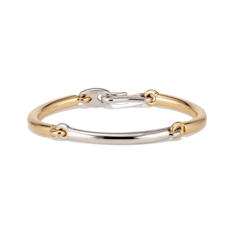 Solstice Bracelet | Two Tone Yellow & White Gold