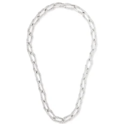 Solstice Link Necklace | Sterling Silver