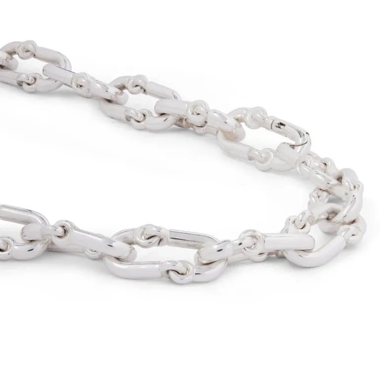 Solstice Link Necklace | Sterling Silver