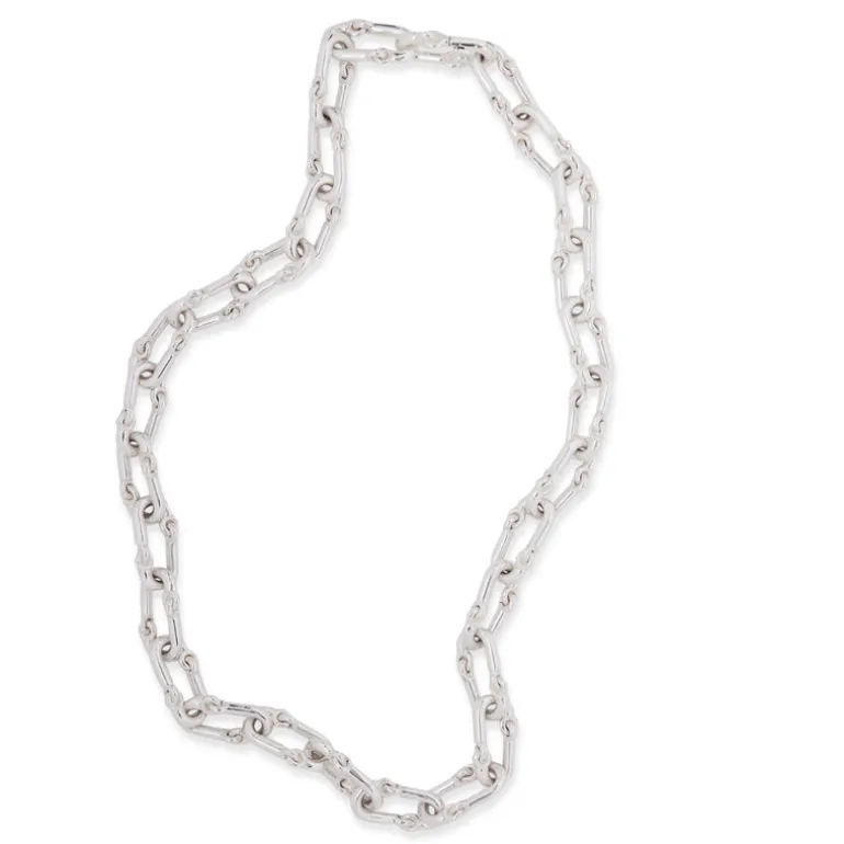 Solstice Link Necklace | Sterling Silver