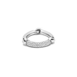 Solstice Ring | 1/3 Pave | White Gold