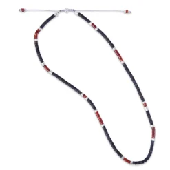 Sonoran Bead Necklace | Blue Tiger Eye | Sterling Silver