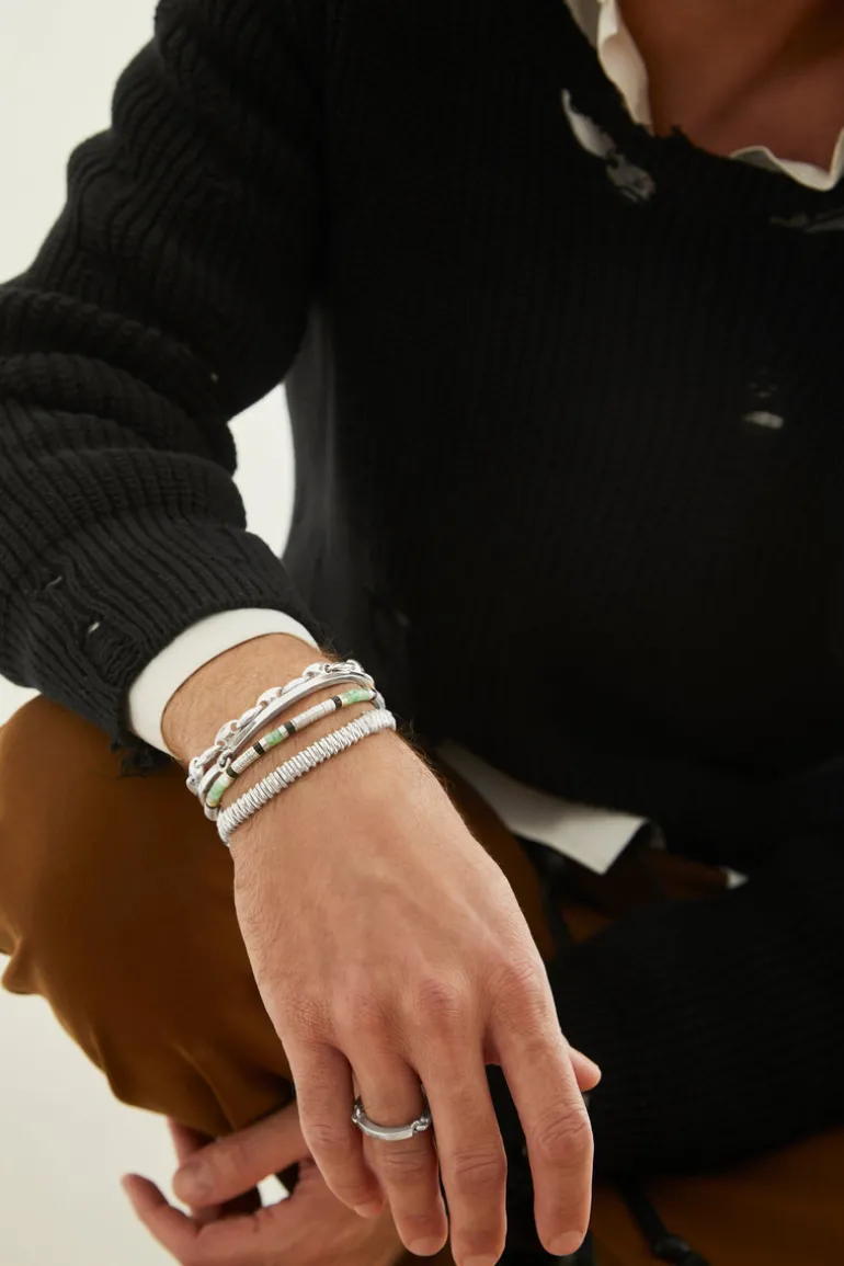 Sonoran Bracelet | Chrysoprase Mix | Sterling Silver