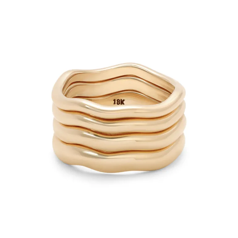 Swal Ring Set | Yellow Gold